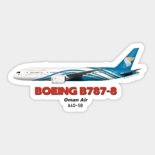 Boeing B787-8 - Oman Air Sticker